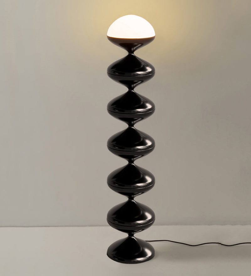 Modern Pull Gourd Floor Lamp - Adjustable Height LED Standing Light for Living Room, Bedroom & Office - Warm White/Cool White Dimmable Reading Light with Remote Control - Perfect for Cozy Nights, Home Decor & Workspace Lighting