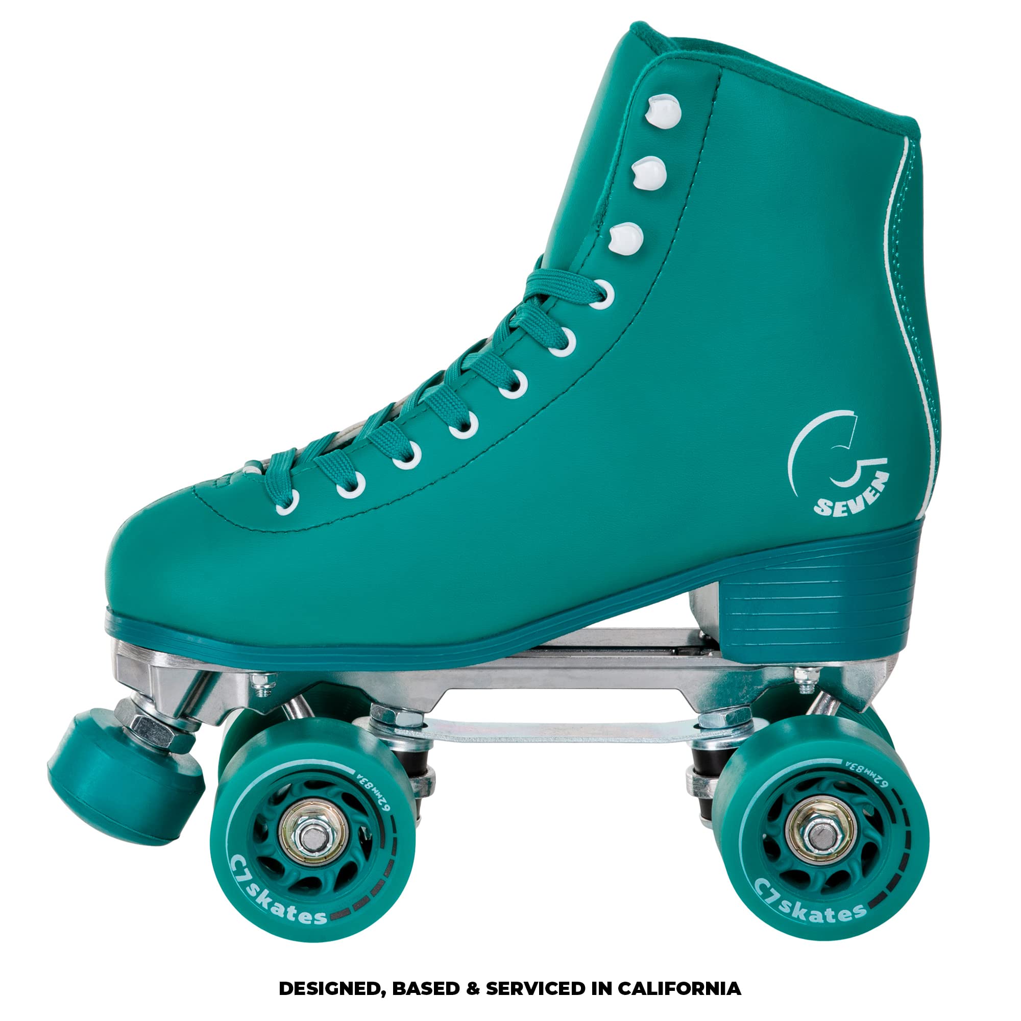 C7 Dark Magic Quad Roller Skates for Outdoor & Rink Skating