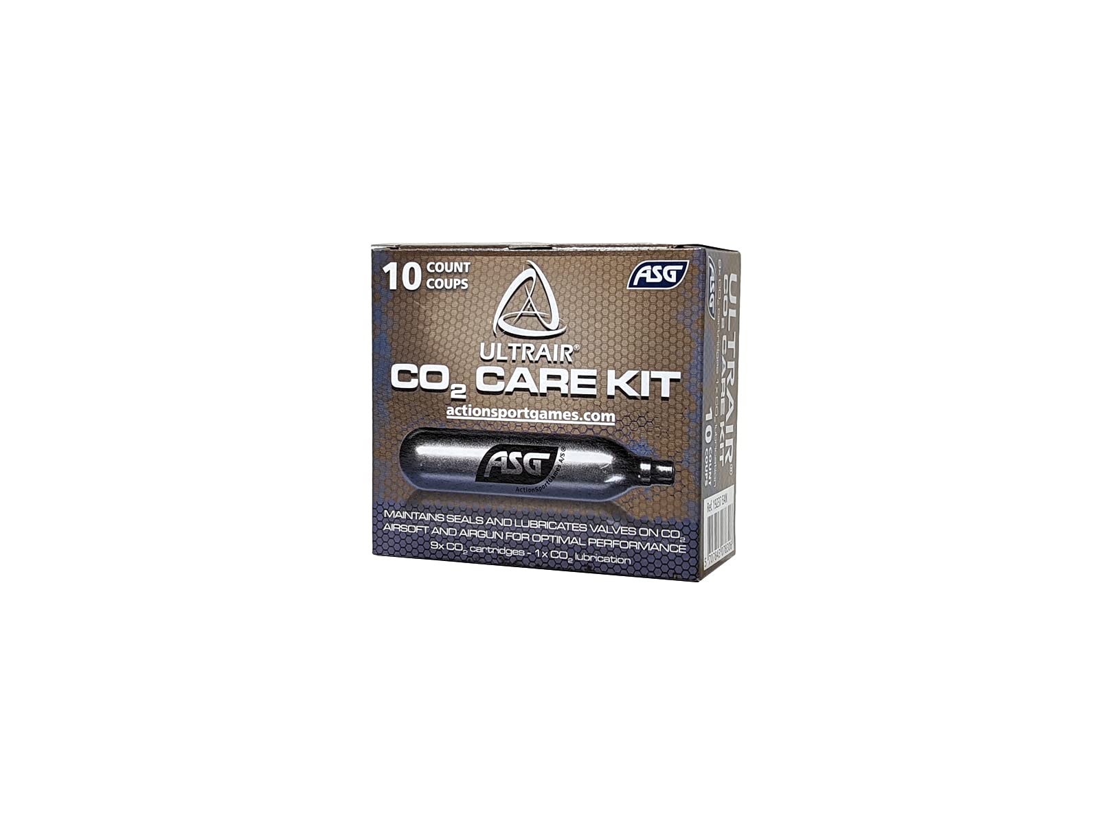 ASG Ultrair 12g CO2 Cartridges for BB Pistols & Airsoft Guns | High-Precision Power for Target Shooting & Gaming