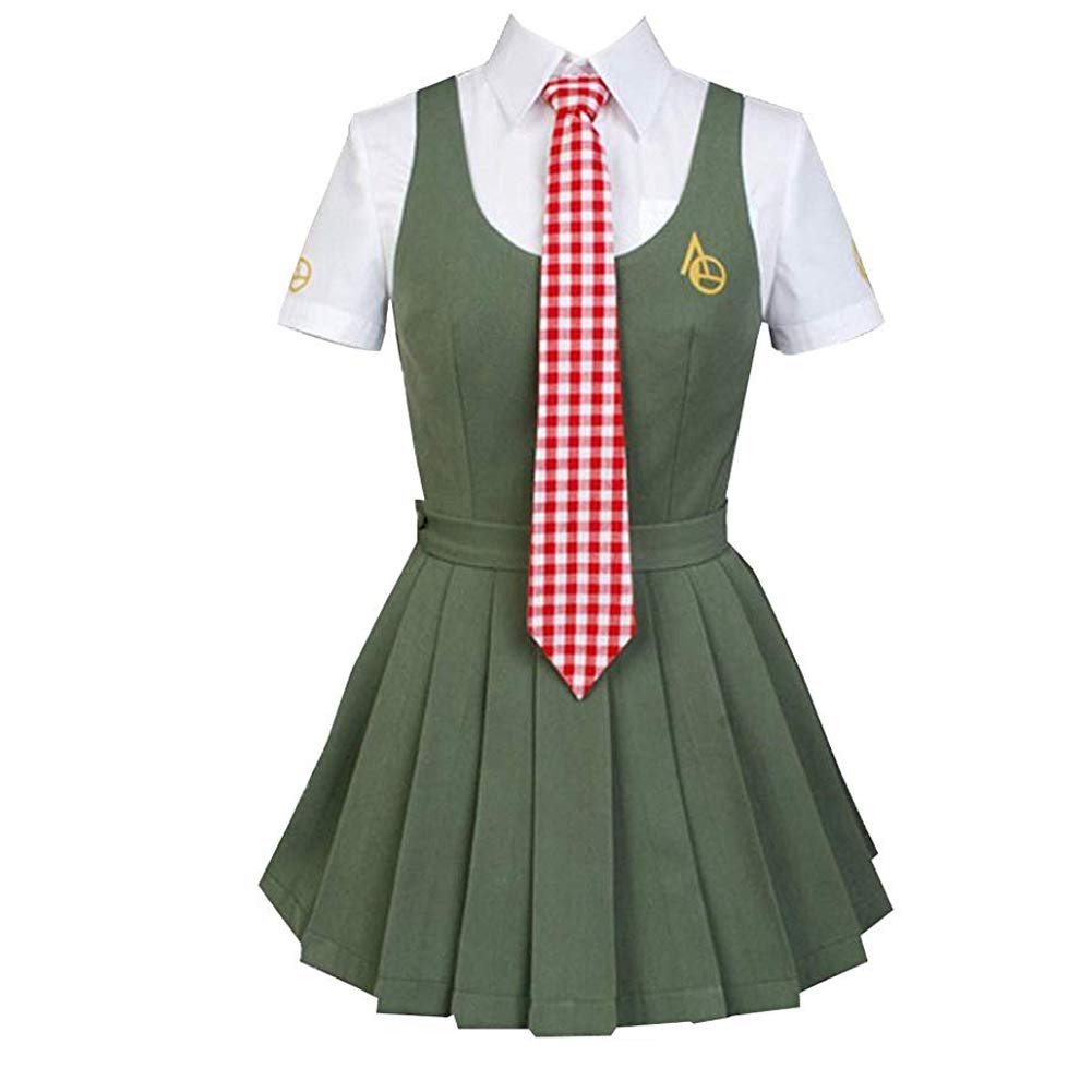 Anime Mahiru Koizumi Cosplay Costume - Olive Green School Uniform Dress for Halloween, Anime Conventions & Cosplay Events