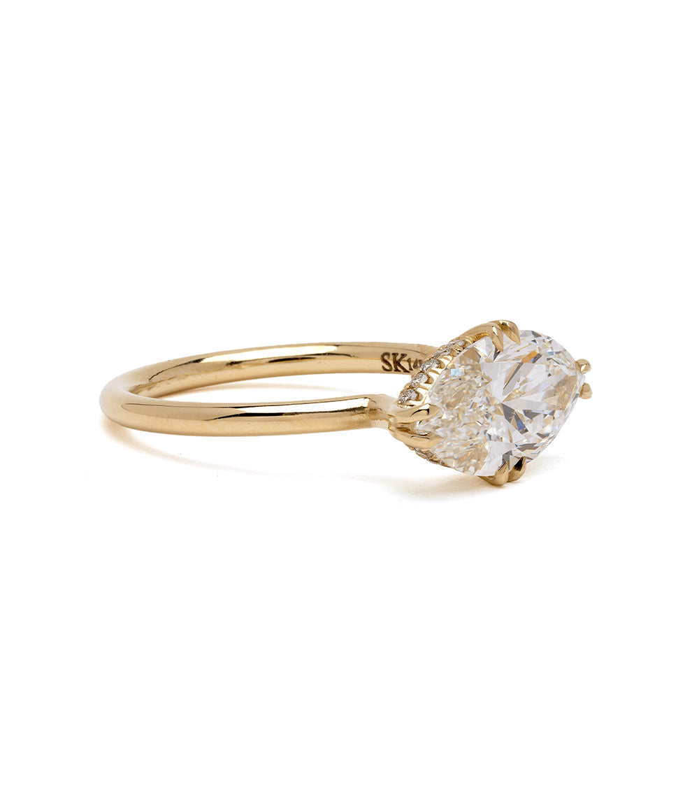 Billie Marquise Lab Grown Diamond Engagement Ring 2.59 Carat - Elegant Solitaire Wedding Band for Women, Perfect Proposal Gift & Anniversary Jewelry