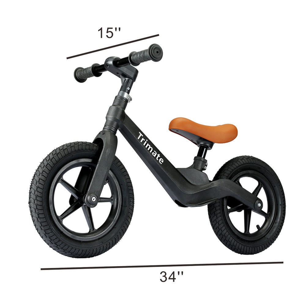 12 Inch Toddler Balance Bike for Boys & Girls Ages 3-5 | No Pedal Training Bike | Lightweight Sport Bike for Kids Learning to Ride | Perfect for Backyard, Park & Neighborhood Rides