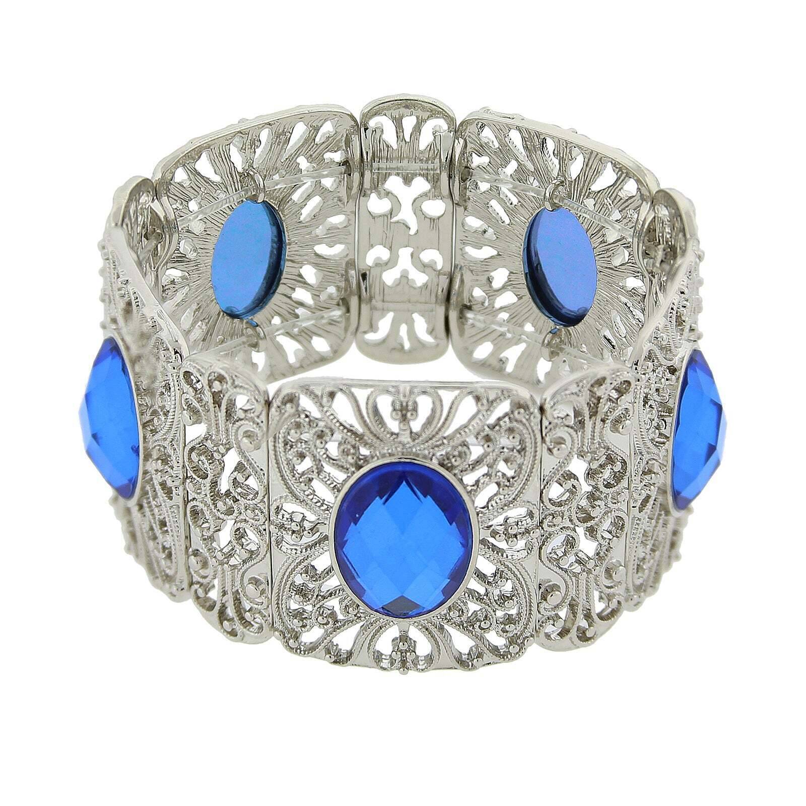 Gold Tone And Light Blue