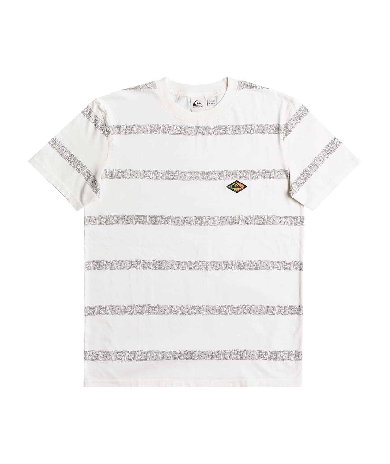Quiksilver Men's Heritage Short Sleeve T-Shirt - Classic Cotton Crewneck Tee for Casual Wear, Surfing & Beach Outfits