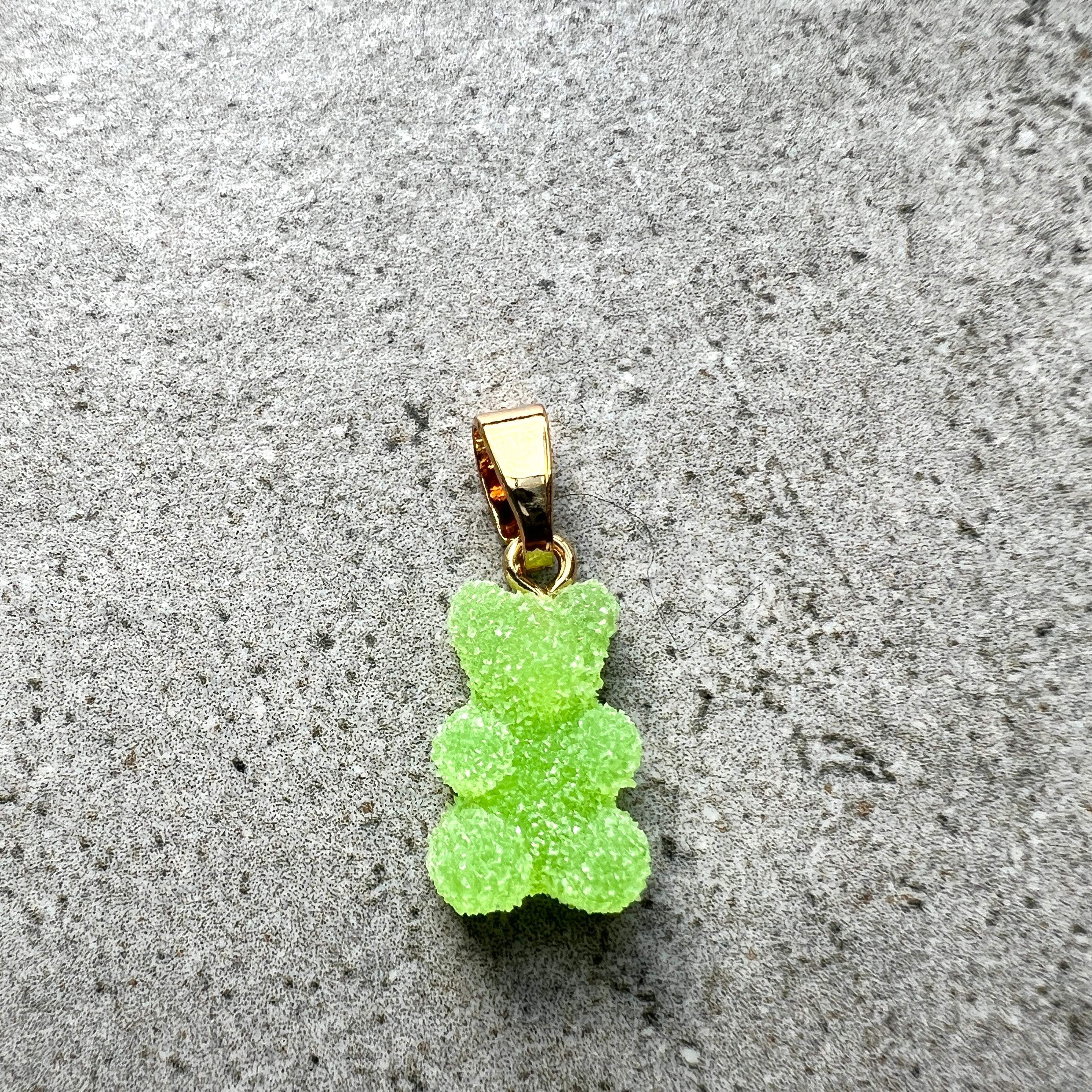 Fizzy Bear Pendant Necklace with Gold Plated Connector - Elegant Jewelry Gift for Women, Perfect for Valentine's Day, Anniversary & Everyday Wear