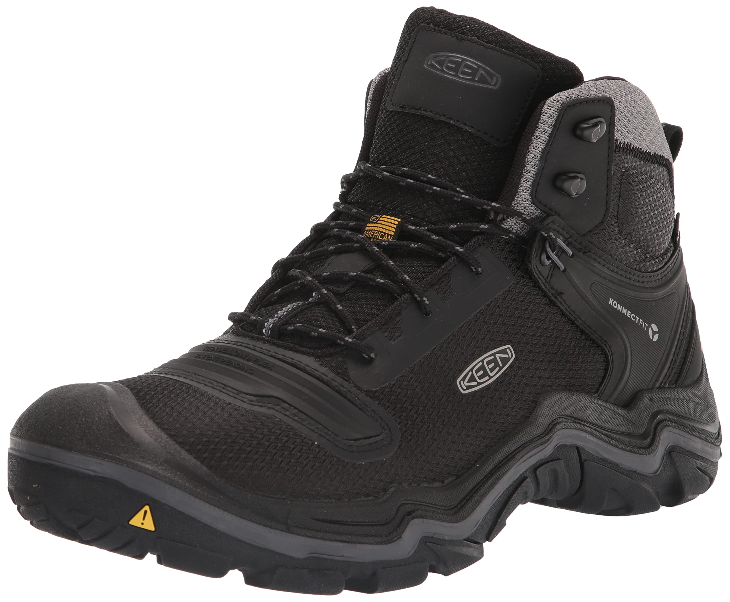 KEEN Men's Durand Evo Mid Height Waterproof Hiking Boots - Lightweight Backpacking Shoes for Outdoor Adventures, Trail Running & Camping