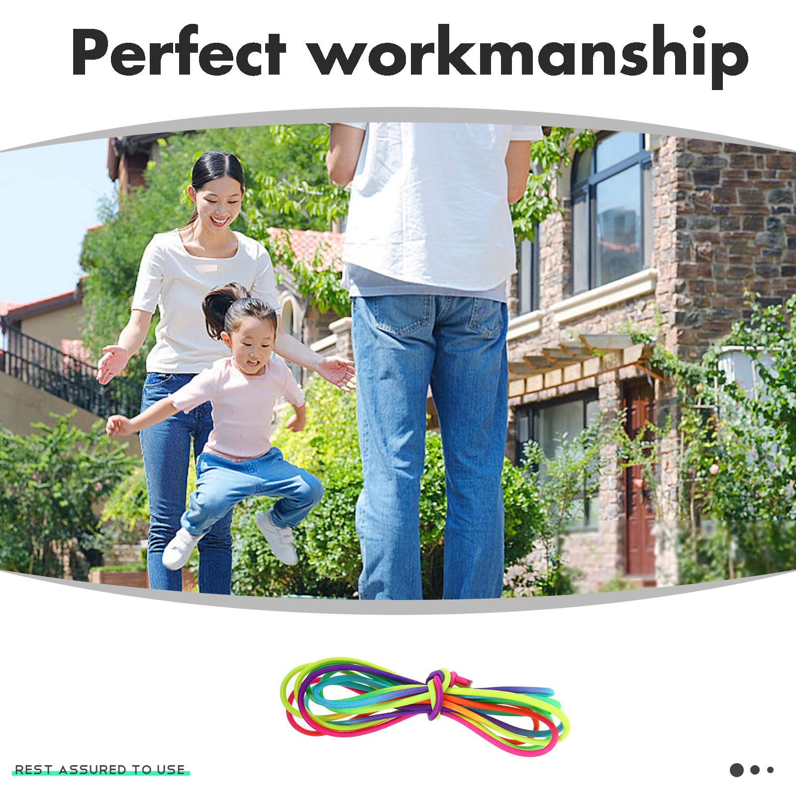 TOYANDONA Adjustable Chinese Jump Rope for Kids - 118