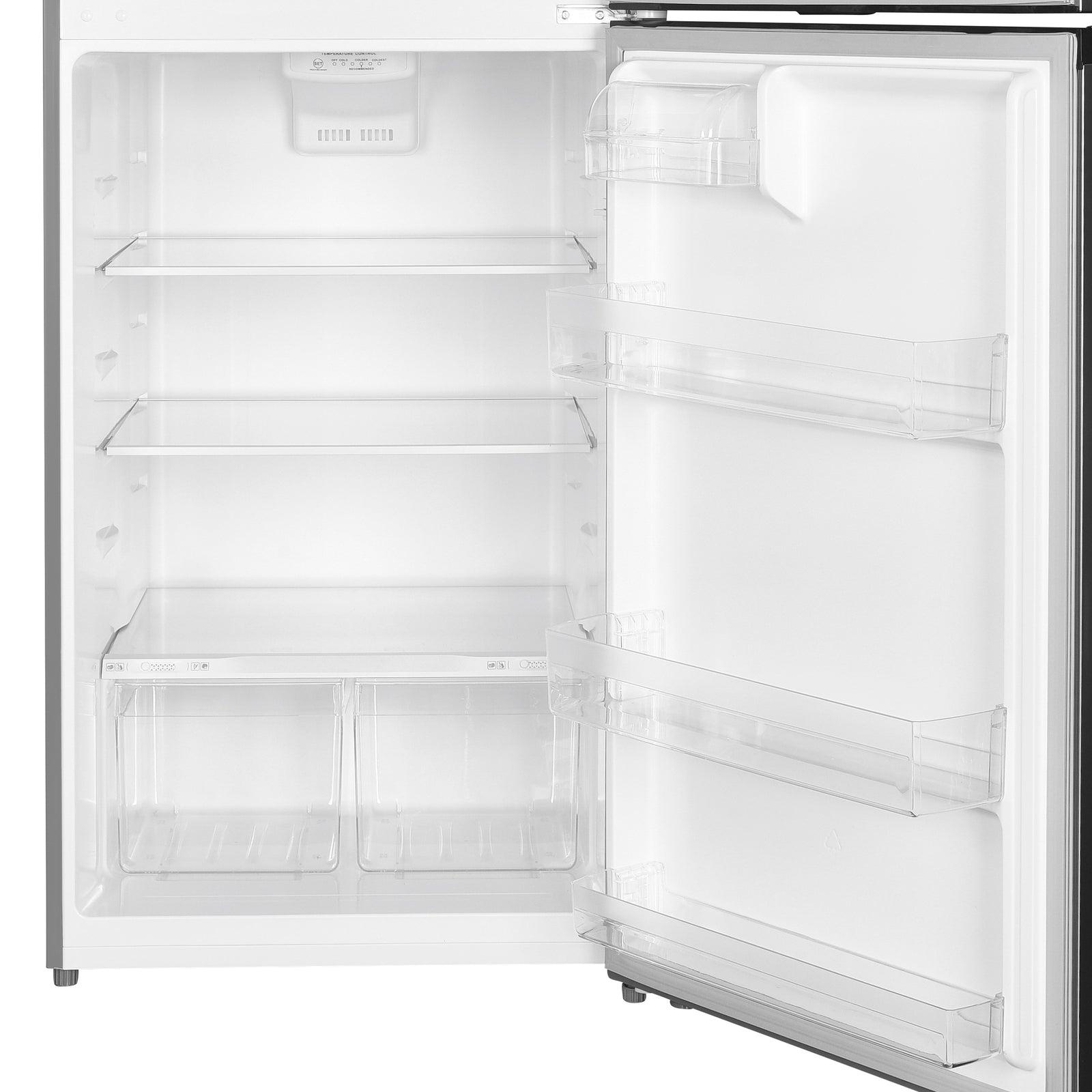 Avanti FF18B3S 17.6 Cu. Ft. Compact Frost-Free Refrigerator for Small Apartments, Dorms & Studios - Energy Efficient & Space Saving