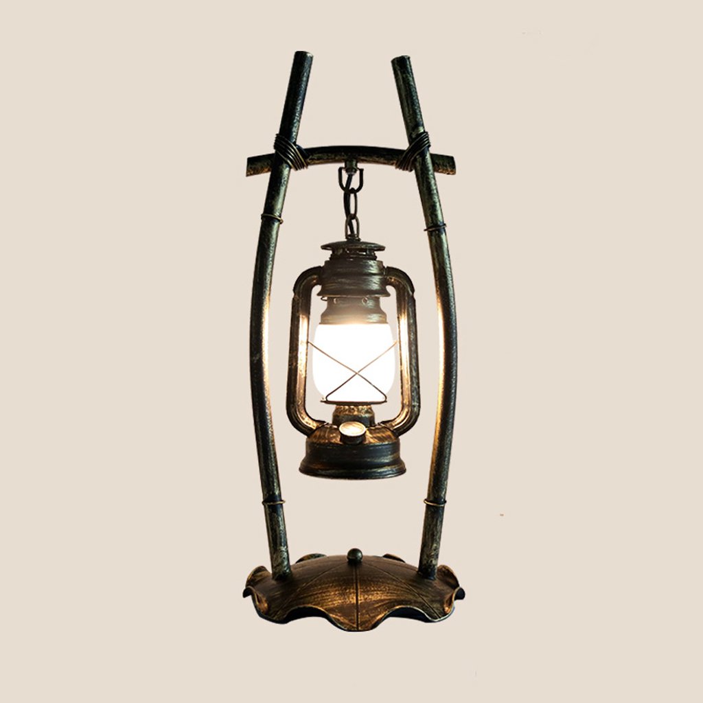 Vintage Industrial Desk Lamp - Eye Protection Reading Light with Adjustable Arm, 22.83 x 8.66 Inches, Retro Iron Study Lamp for Bedroom, Office & Restaurant | Perfect for Night Reading, Home Decor & Cozy Workspace Lighting