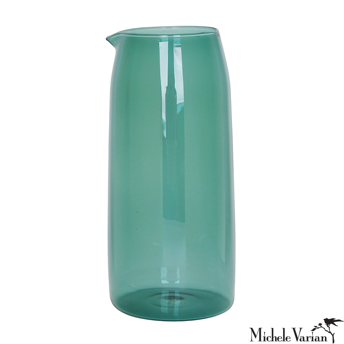 Premium Glass Pitcher with Peacock Design - Elegant & Durable for Iced Tea, Lemonade, and Cocktails | Perfect for Parties, Dining, and Home Decor