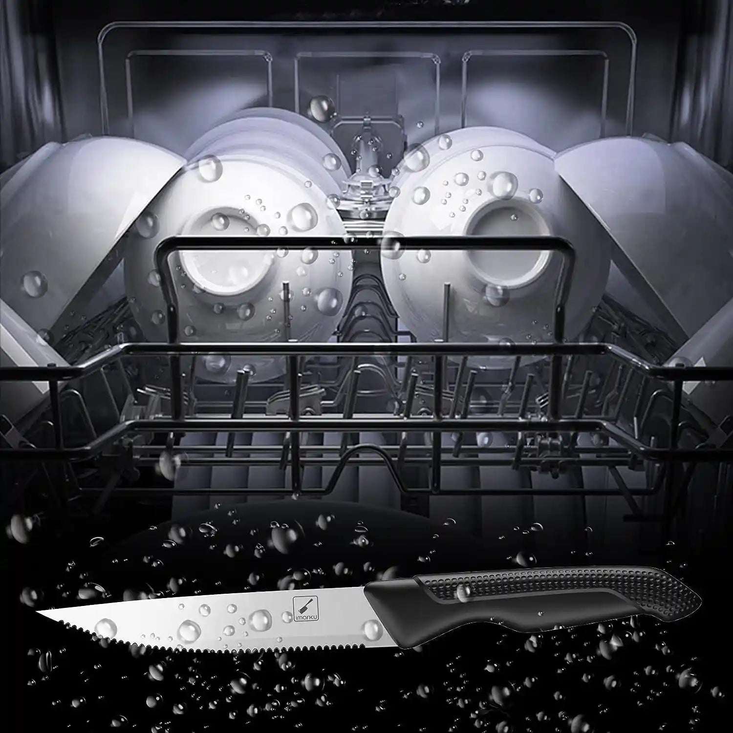 Premium Serrated Steak Knife Set - 4.5