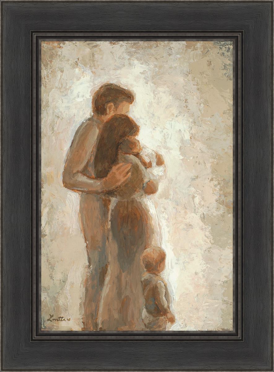 Family Looking Towards the Light - Inspirational Wall Art for Home Decor | Motivational Canvas Print for Living Room, Bedroom & Office | Perfect Gift for Family & Friends