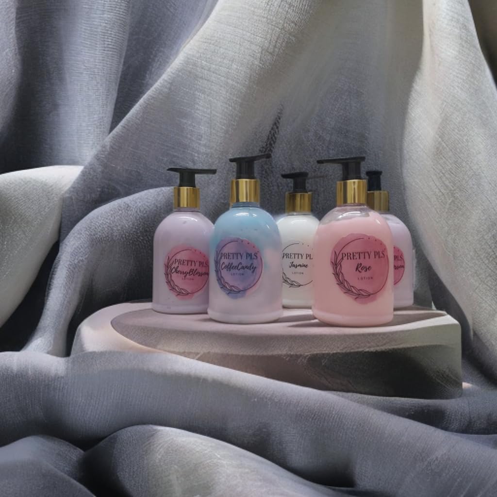 PRETTY PLS Rose Body Lotion - 200ml for Radiant, Smooth & Nourished Skin | Delicate Rose Fragrance | Fast Absorbing & Non-Greasy | Perfect for Daily Moisturizing, Dry Skin Care & Relaxing Aromatherapy