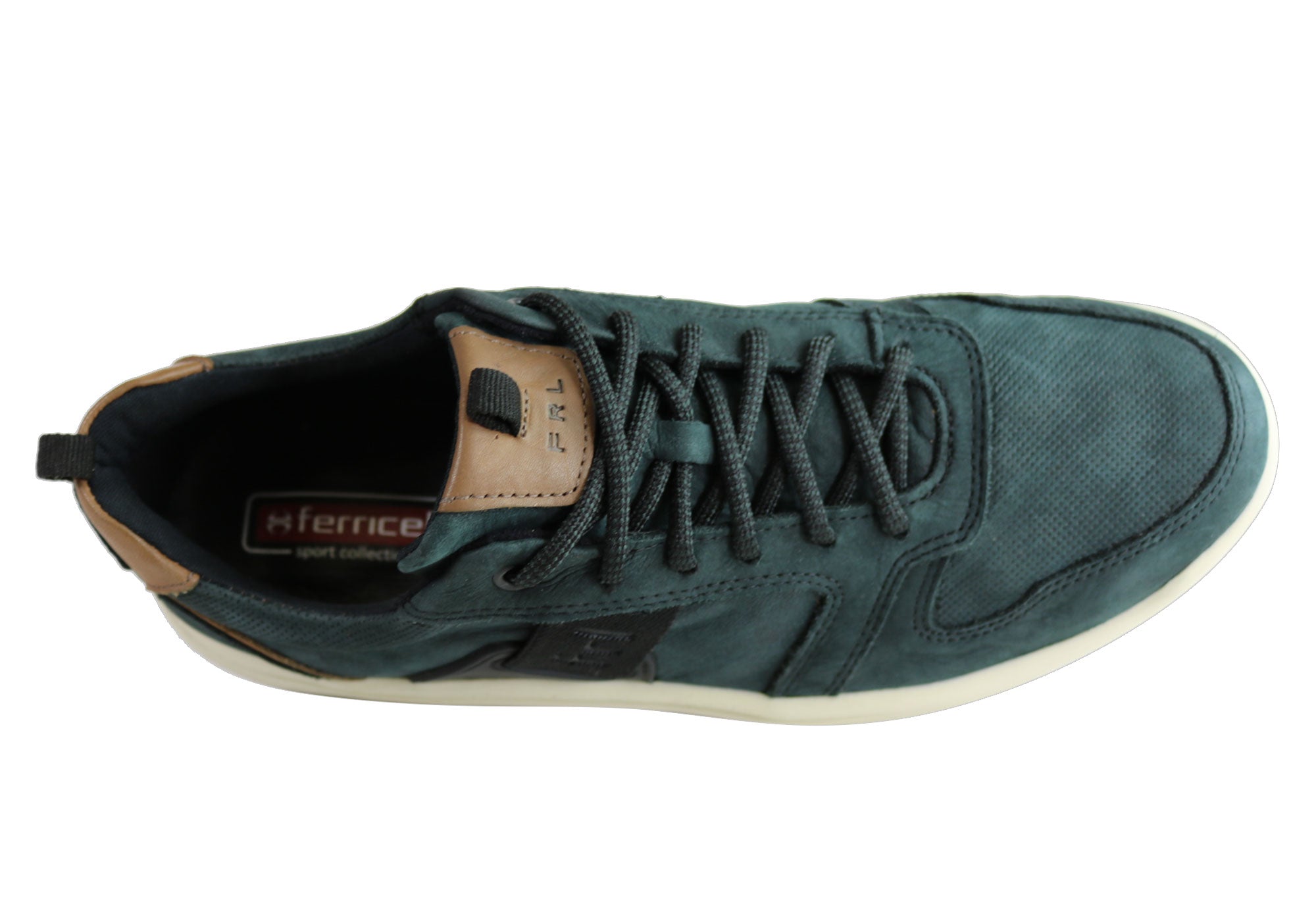 Ferricelli Stan Men's Leather Lace-Up Casual Shoes - Comfortable & Durable Brazilian-Made Footwear for Work, Travel & Everyday Wear