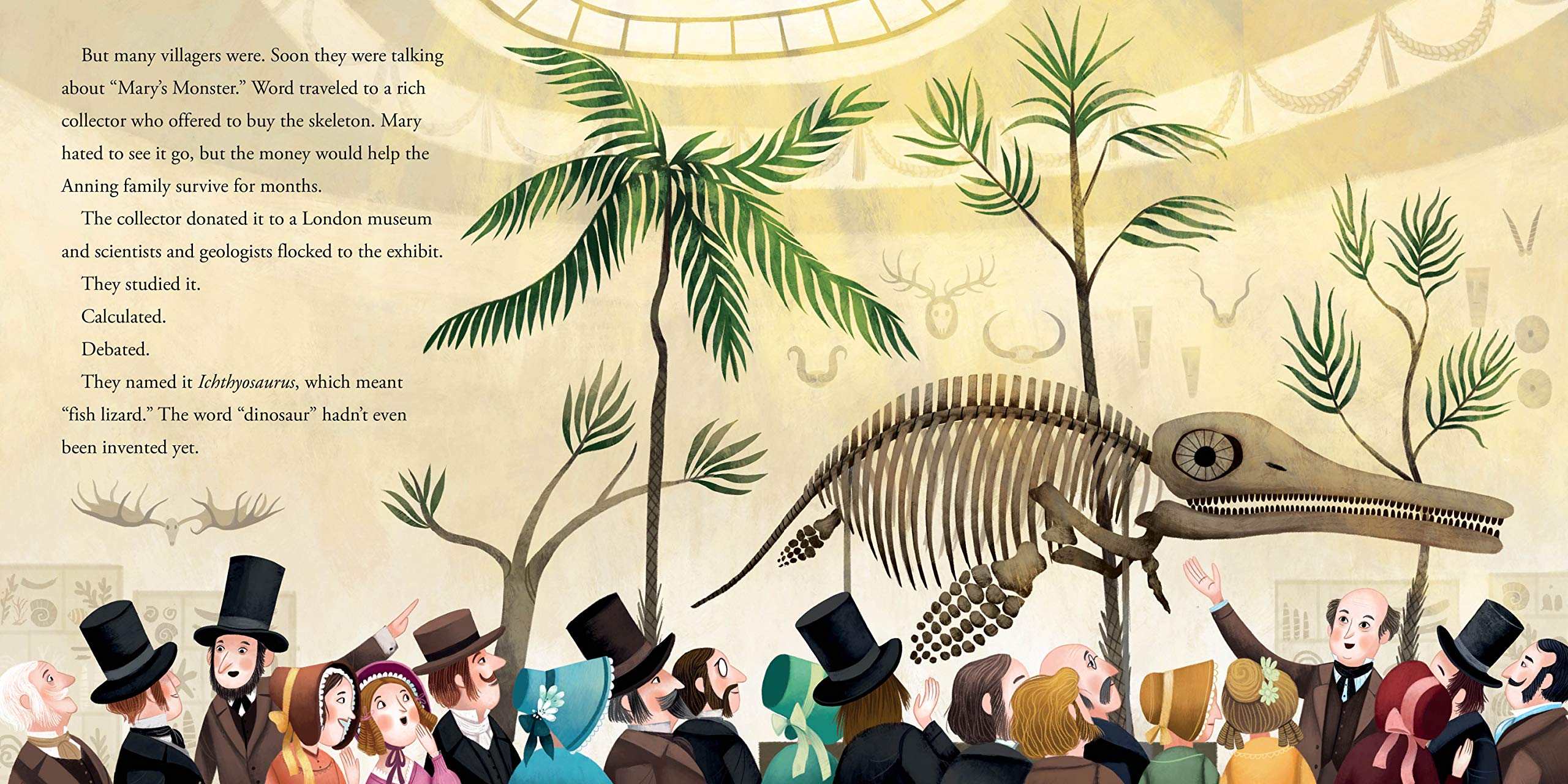 Dinosaur Lady: Mary Anning, First Paleontologist - Kids Fossil Book & Science Gift