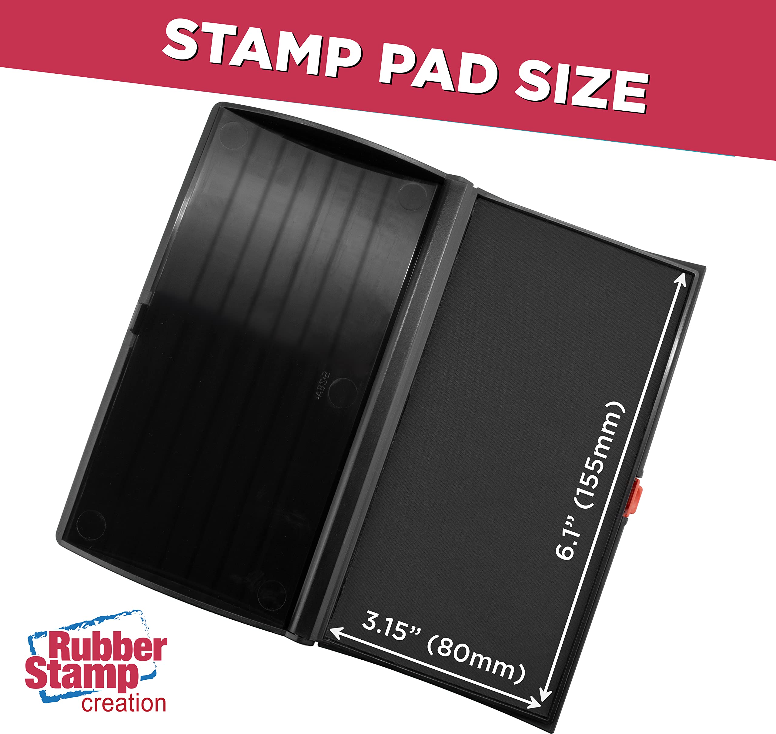 Premium Large Black Ink Stamp Pad - 3