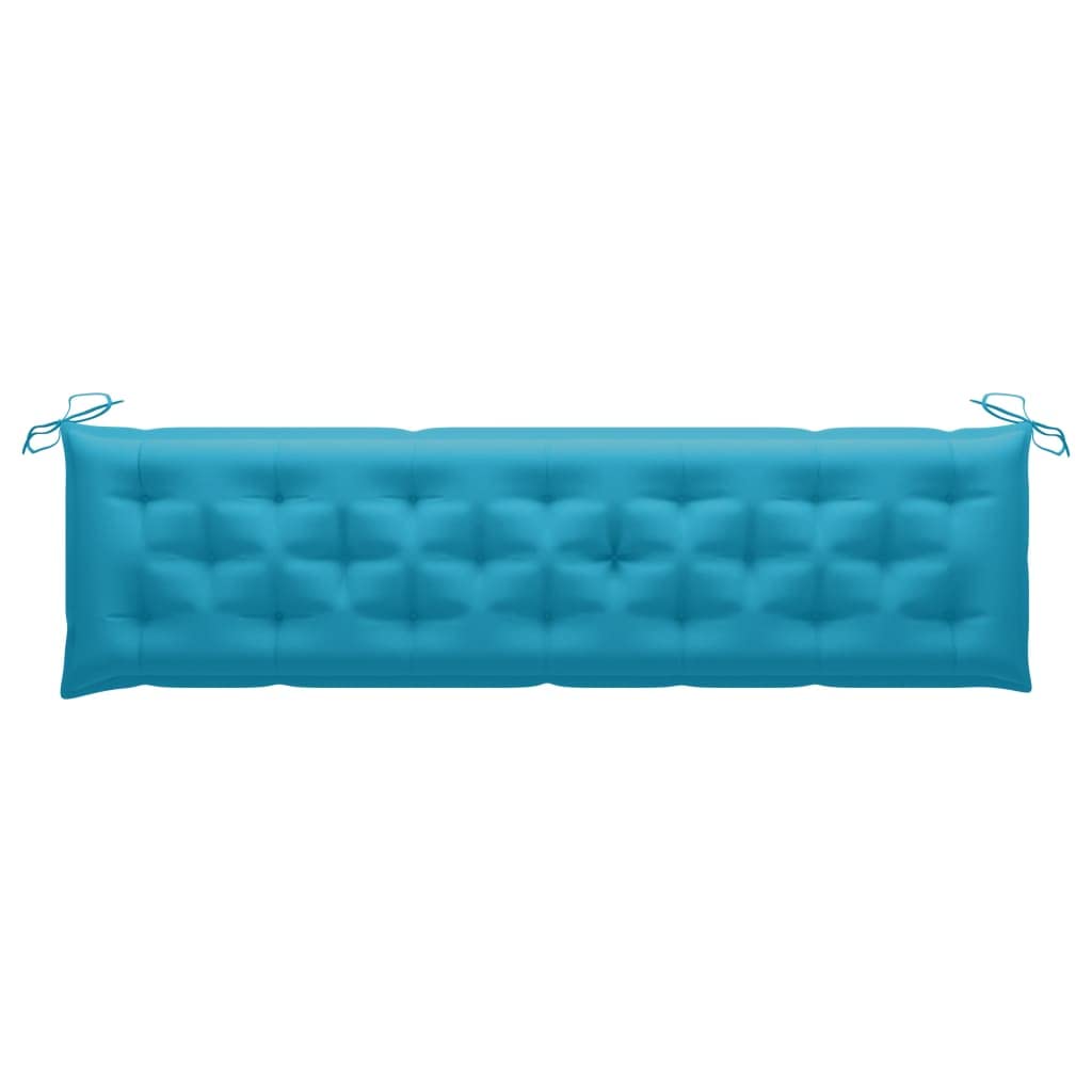 Premium Outdoor Swing Chair Cushion - Water-Resistant Patio & Porch Cushion Set - Light Blue 78.7