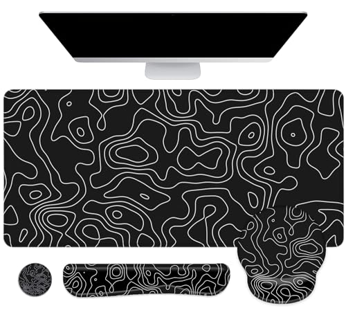 Black Topographic