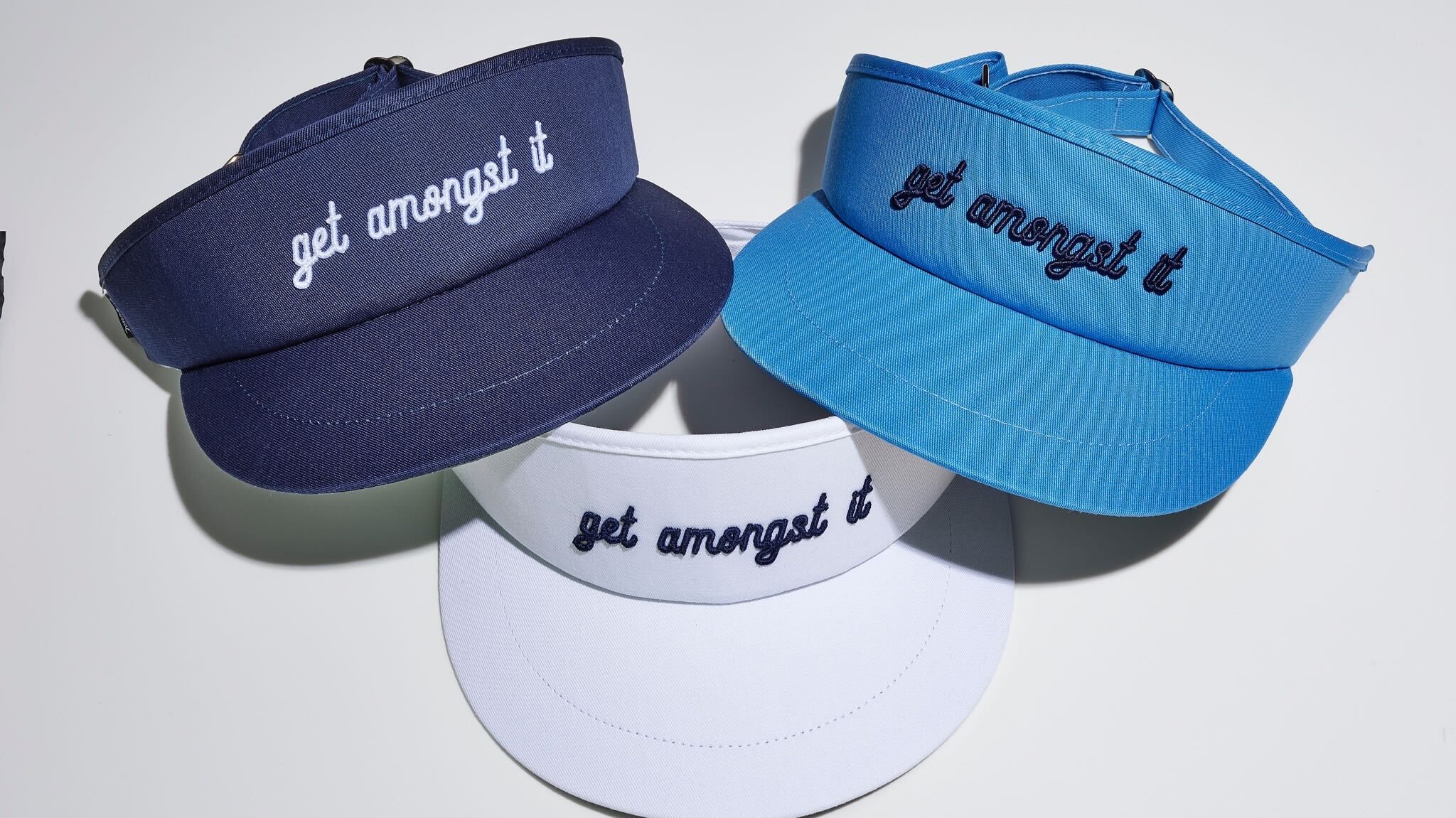 Birdie Juice Get Amongst It Visor - Stylish Golf Visor for Women & Men - Perfect for Golf, Tennis & Outdoor Sports