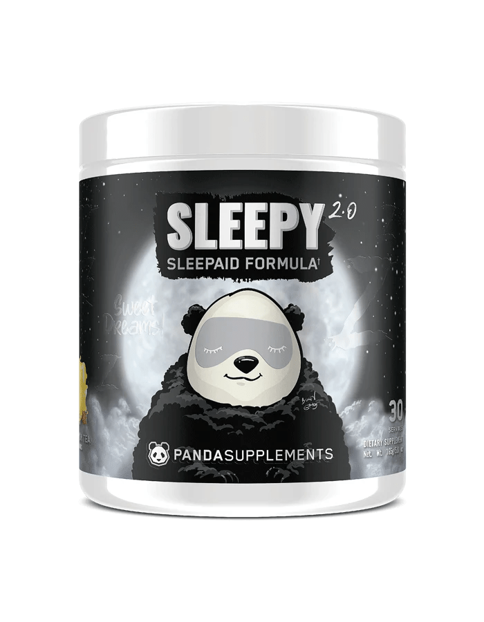 Panda Supplements SLEEPY 2.0 Natural Sleep Aid with Melatonin & L-Theanine - Fall Asleep Faster, Stay Asleep Longer - Perfect for Stress Relief & Nighttime Relaxation