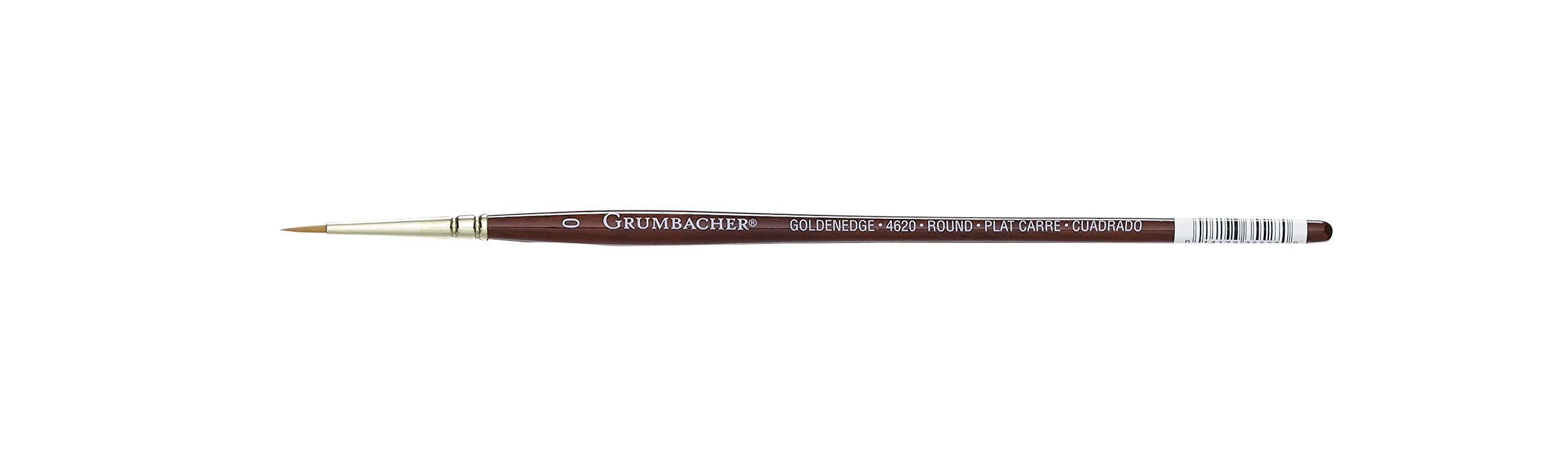 Grumbacher Goldenedge Golden Toray Round Watercolor Brush - Synthetic Bristles, Size Z (4620.Z) - Perfect for Watercolor Painting, Calligraphy & Fine Art Details