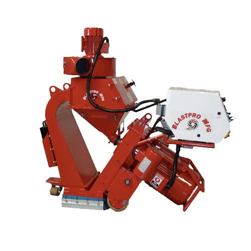 BP 505 Self-Propelled Portable Shot Blaster - Industrial Surface Preparation Equipment for Metal Cleaning & Rust Removal | Perfect for Construction Sites, Shipyards & Automotive Repair Shops