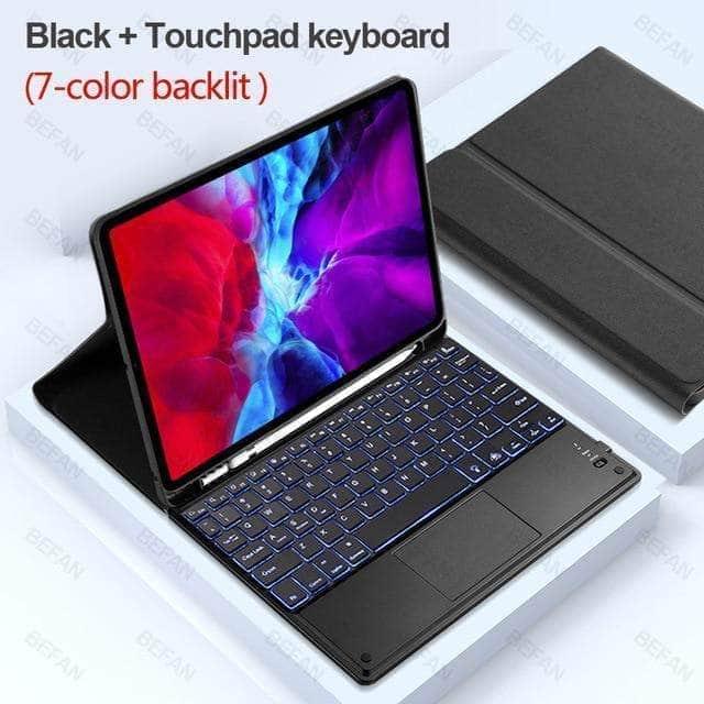 iPad Air 4 10.9-inch TouchPad Keyboard Case - Slim Protective Cover with Backlit Keys | Perfect for Work, Study & Travel