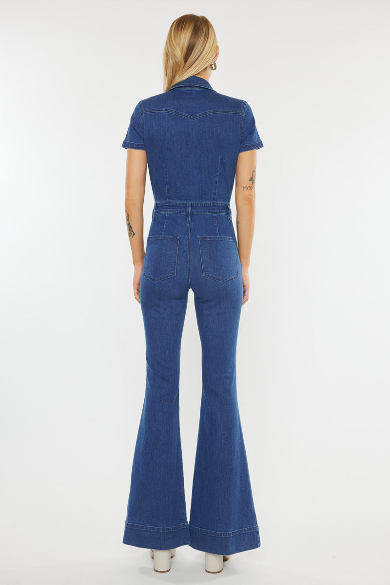 Stylish Daya Super Flare Jumpsuit for Women - Trendy One-Piece Romper with Flared Legs | Perfect for Parties, Date Nights & Summer Outfits