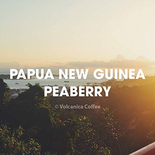 Premium Papua New Guinea Peaberry Coffee - Fair Trade Certified, Freshly Ground & Roasted, 5 lb Bag - Perfect for Home Brewing, Office Use & Gourmet Gifting