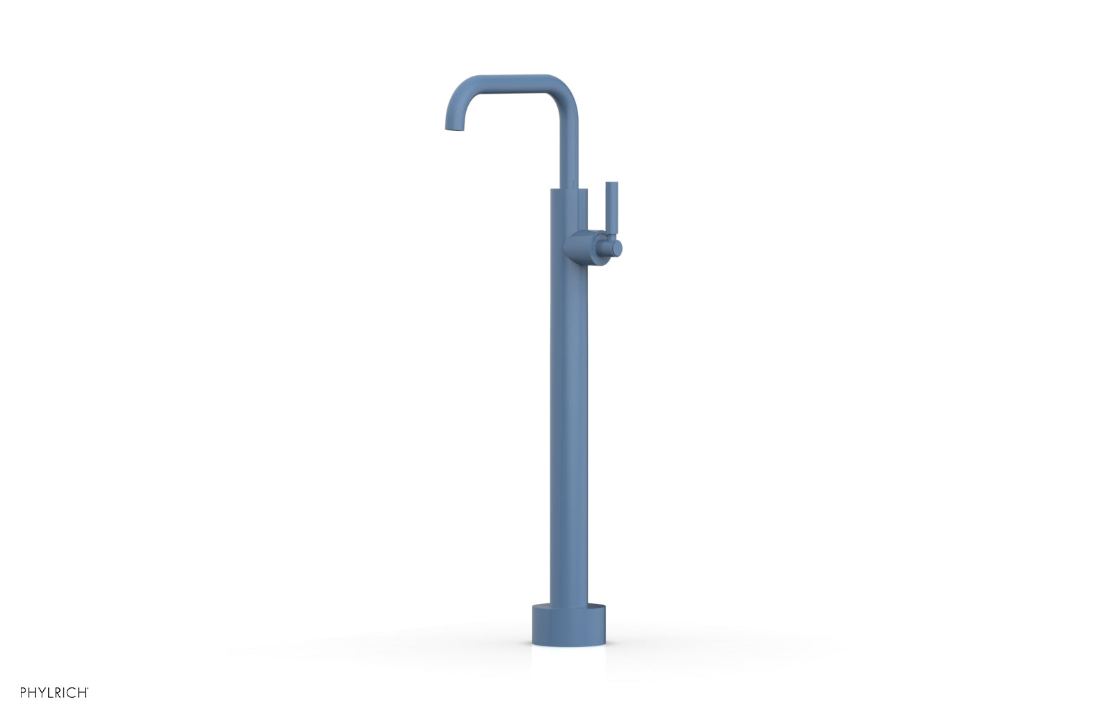 BASIC Low Floor Mount Tub Filler with Lever Handle - D130 45 04 - Durable Bathroom Faucet for Modern Showers & Bathtubs