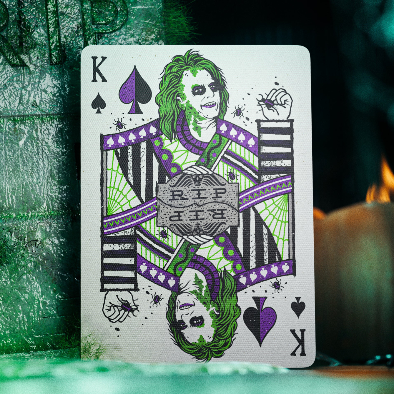 Beetlejuice Themed Playing Cards - Premium Quality Deck for Card Games, Magic Tricks & Collectors - Perfect for Halloween Parties, Movie Nights & Gifts