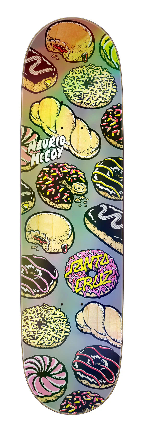 Santa Cruz McCoy Donuts Twin Tip Skateboard - High Performance Cruiser & Street Deck for Skaters | Perfect for Commuting, Tricks & Urban Riding