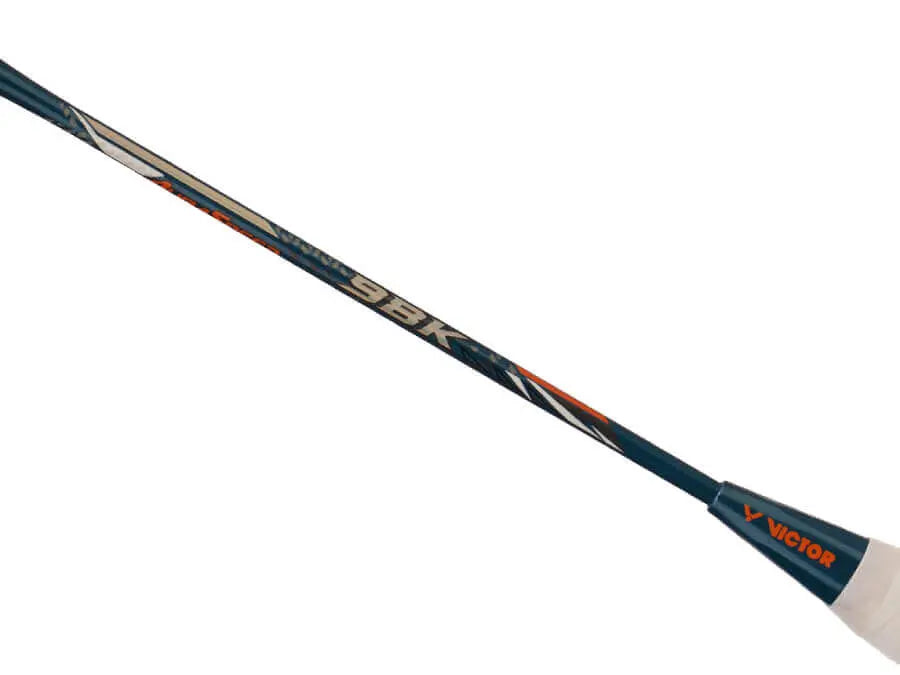 Victor AuraSpeed 98K Badminton Racket (ARS 98K) - Battlefield Green - Professional Carbon Fiber Shuttlecock Racket for Competitive Play & Training