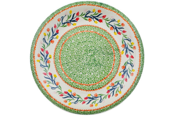 10-Piece Dinner Plate Set with Elegant Tulip Ring Design - Perfect for Dining, Entertaining, and Special Occasions