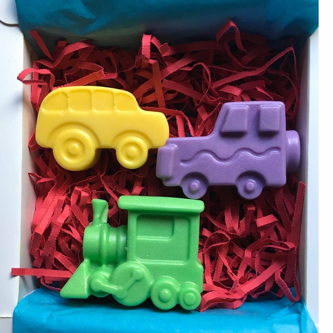 Love and Lather Handmade Natural Car Soap Gift Set - 120g, Paraben & SLS Free, Birthday & Festival Gifts (Diwali, Rakhi, Raksha Bandhan) - Perfect for Car Enthusiasts, Kids Bath Time & Thoughtful Gift Giving