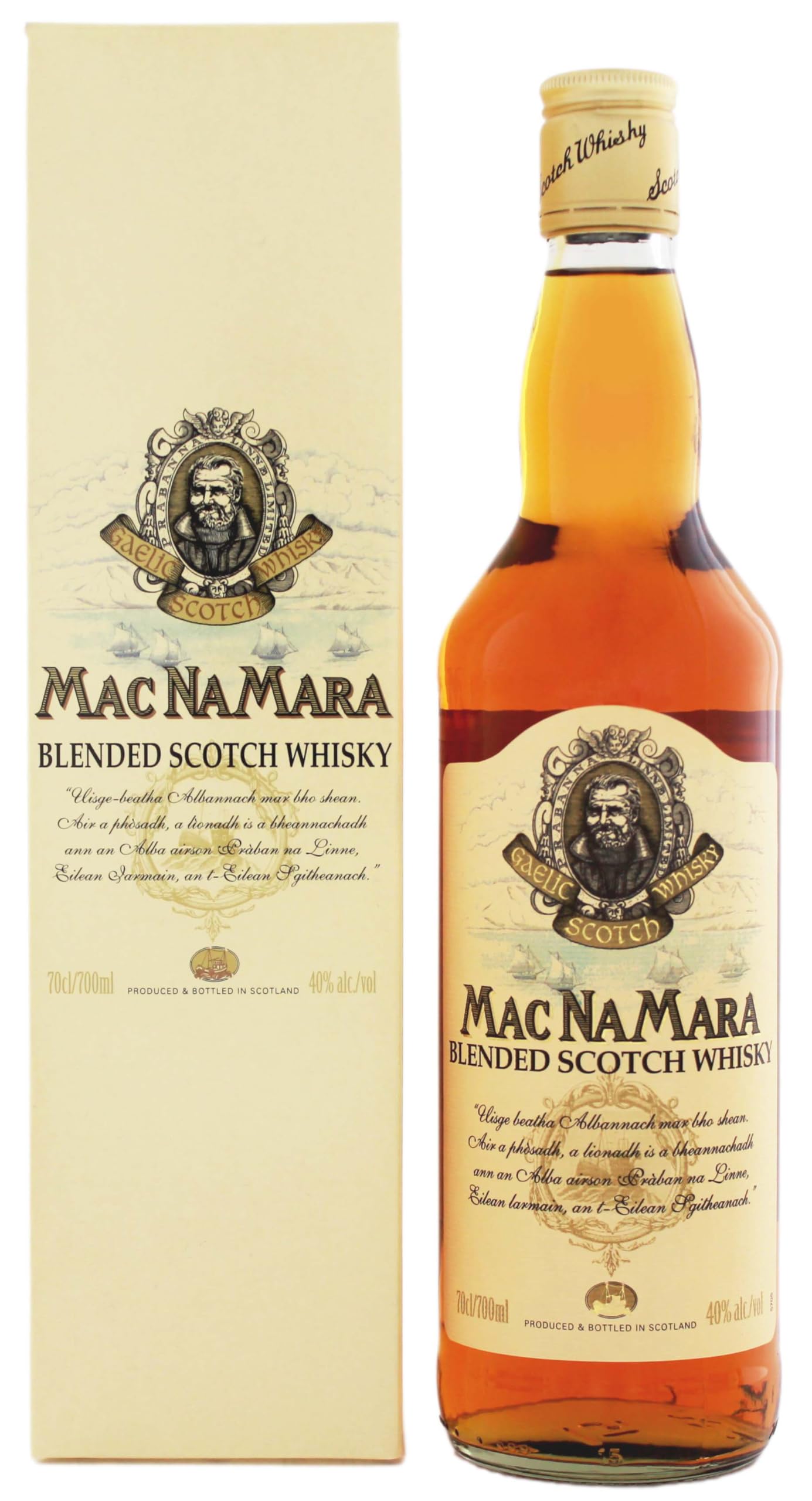 Mac Na Mara Blended Scotch Whisky – 700ml Bottle | Premium Smooth Taste | Perfect for Gifts, Celebrations & Relaxing by the Fireplace
