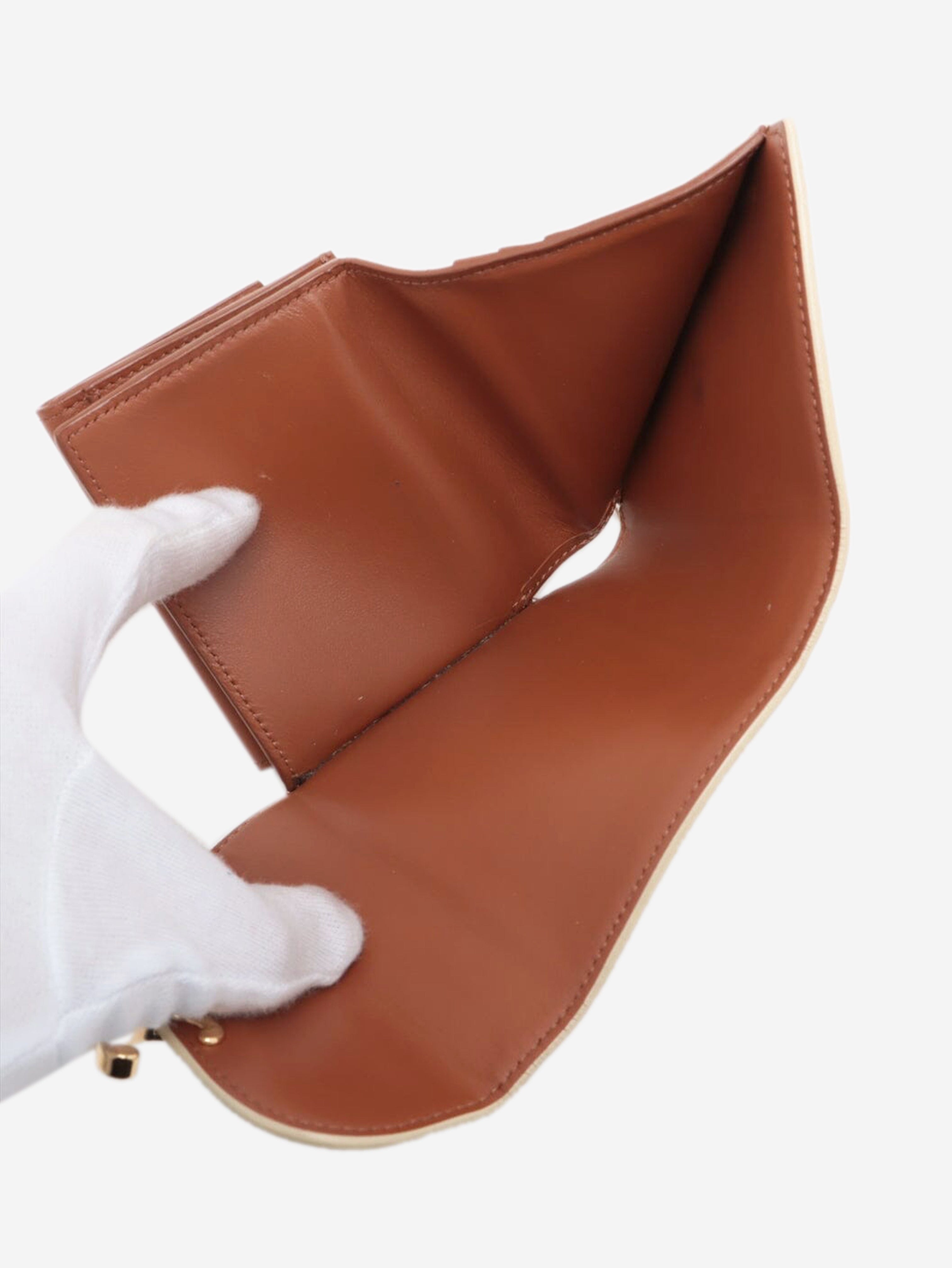 Triomphe Leather Compact Wallet for Women - Slim RFID Blocking Credit Card Holder - Perfect for Everyday Use, Travel & Minimalist Lifestyle