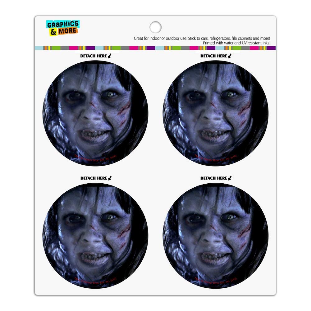 The Exorcist Regan Character Vinyl Fridge Magnet Set - Horror Movie Collectibles for Refrigerator, Locker & Office Decor