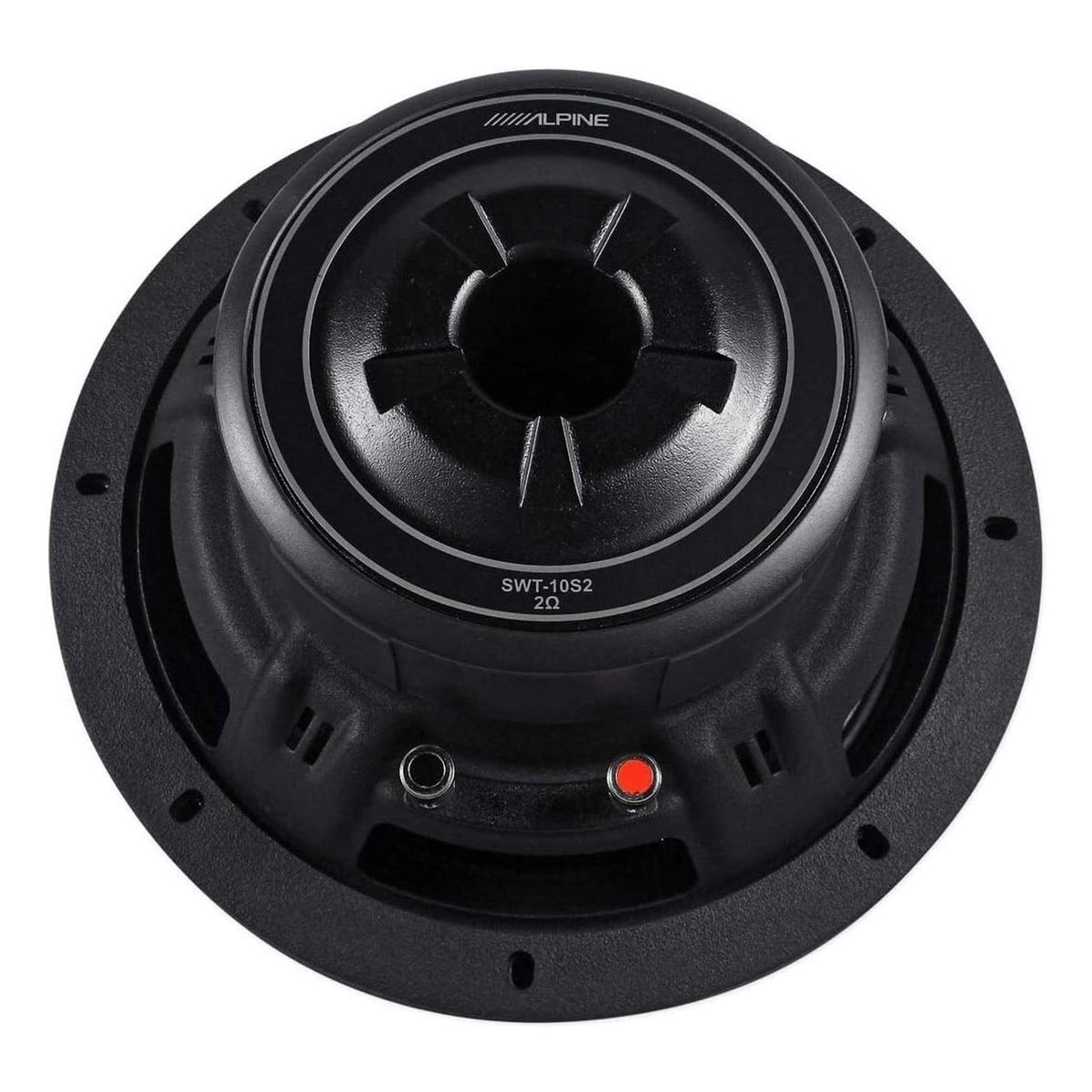Alpine SWT-10S2 10-Inch 2-Ohm Car Subwoofer - High-Performance Bass for Car Audio & Home Theater Systems
