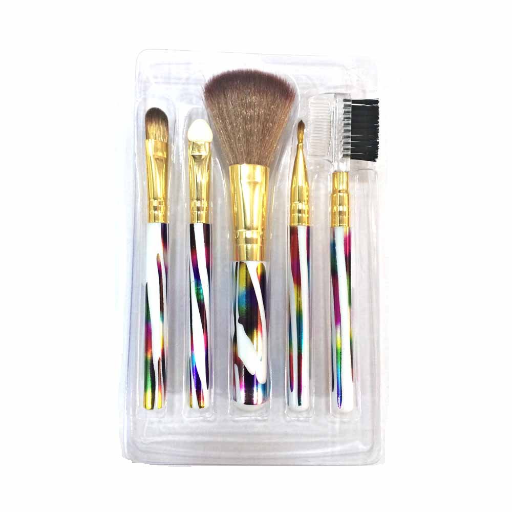 Premium Rainbow Makeup Brush Set - 12 Piece Color Fever Collection for Professional & Everyday Makeup - Soft Synthetic Bristles, 200g - Perfect for Makeup Artists, Beginners & Beauty Enthusiasts (Ideal for Eyeshadow, Foundation, Blending & Contouring)