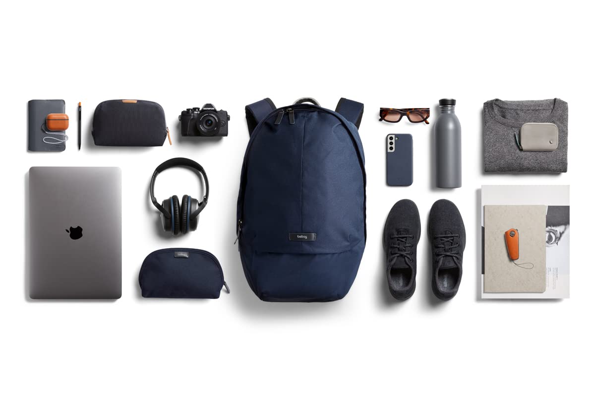 Bellroy Classic Backpack Plus - Premium 24L Laptop Backpack for Work & Travel - Water-Resistant Business Bag with Padded Laptop Compartment (Fits 15