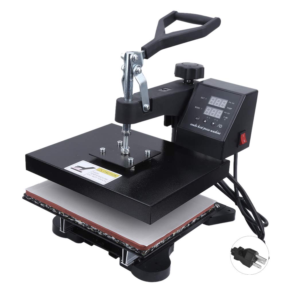 **Professional 360° Swing Away Heat Press Machine for T-Shirts – Digital Dual-Display High Pressure Sublimation Transfer Press – Perfect for DIY Custom Apparel, Mugs, Hats & More**    *(Ideal for Home Businesses, Crafting, & Personalized Gift Making)*