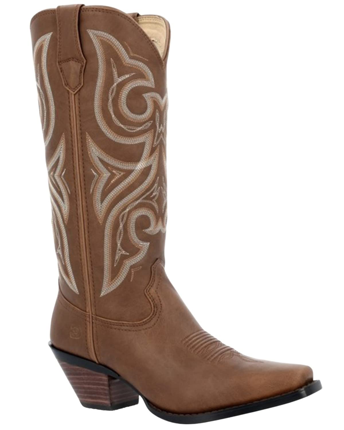Durango Crush Women's Western Boots - Milk Chocolate Leather, Size 8.5 Medium - Perfect for Country Dancing, Rodeos & Western Fashion