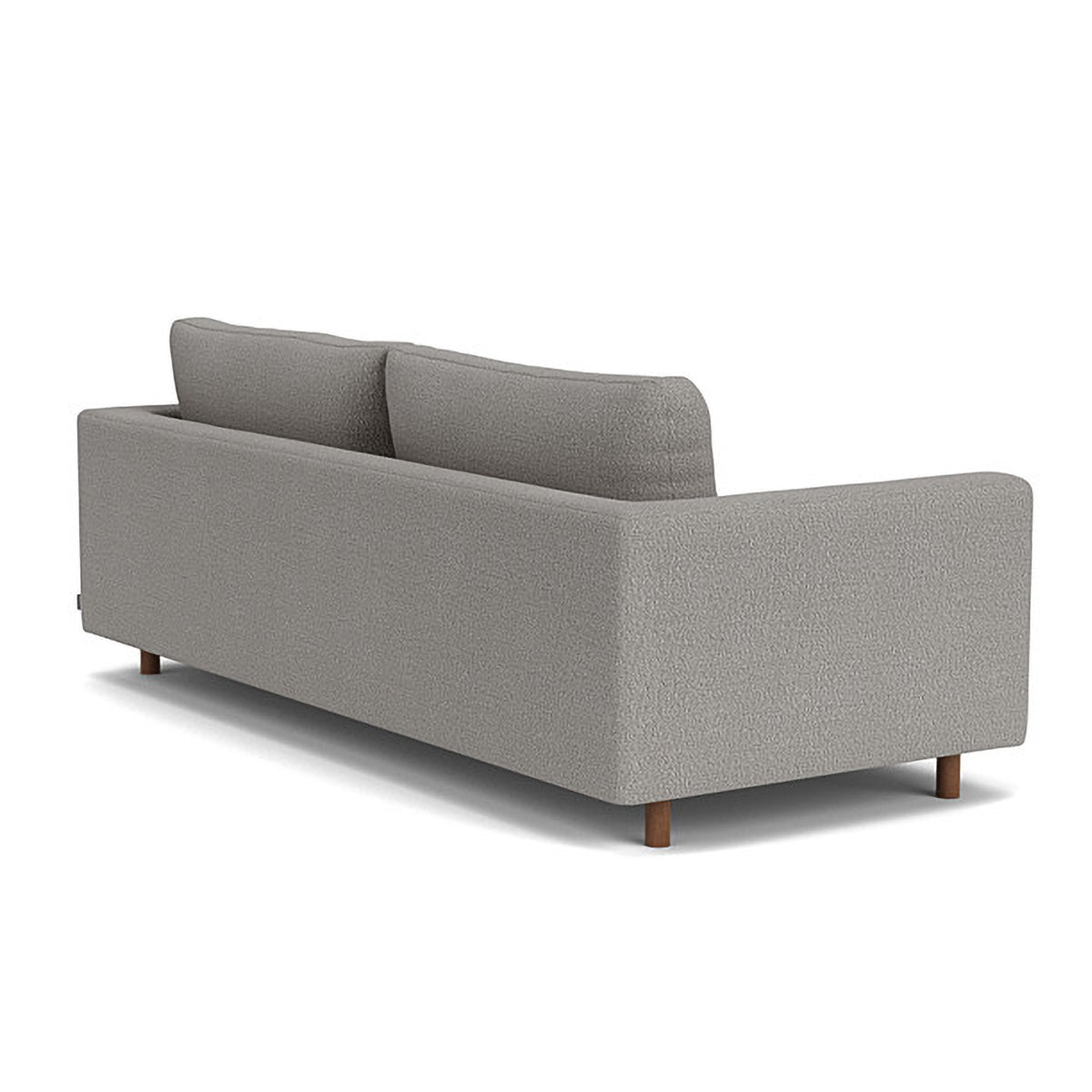 Modern Dylan Boucle 3-Seater Sofa - Soft Chenille Fabric Upholstered Couch for Living Room, Lounge & Office - Comfortable Mid-Century Design with Sturdy Wooden Legs