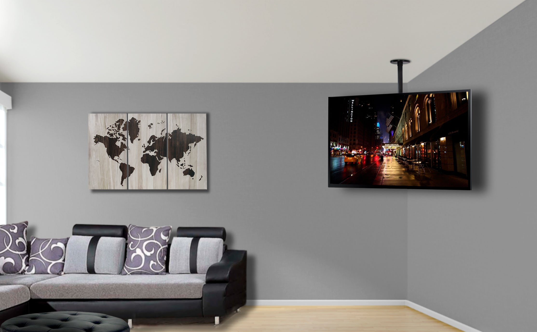 Universal VESA LCD Screen Adapter 75x75mm to 400x400mm Bracket - Perfect for Mounting Monitors & TVs on Walls or Desks