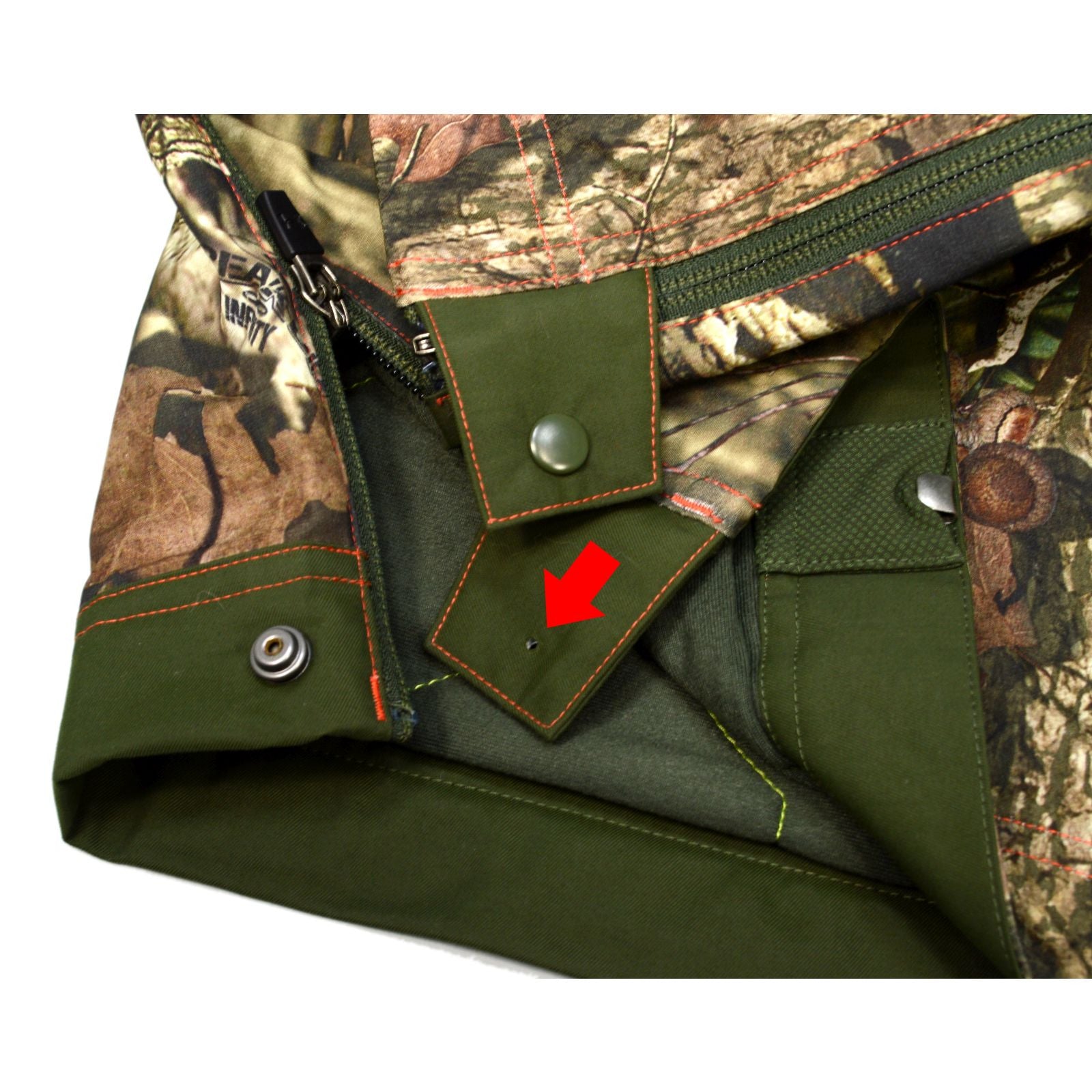 New Under Armour Mossy Oak Camo Pants Men's Size 36x32 with Ankle Button Defect - Hunting & Outdoor Activities