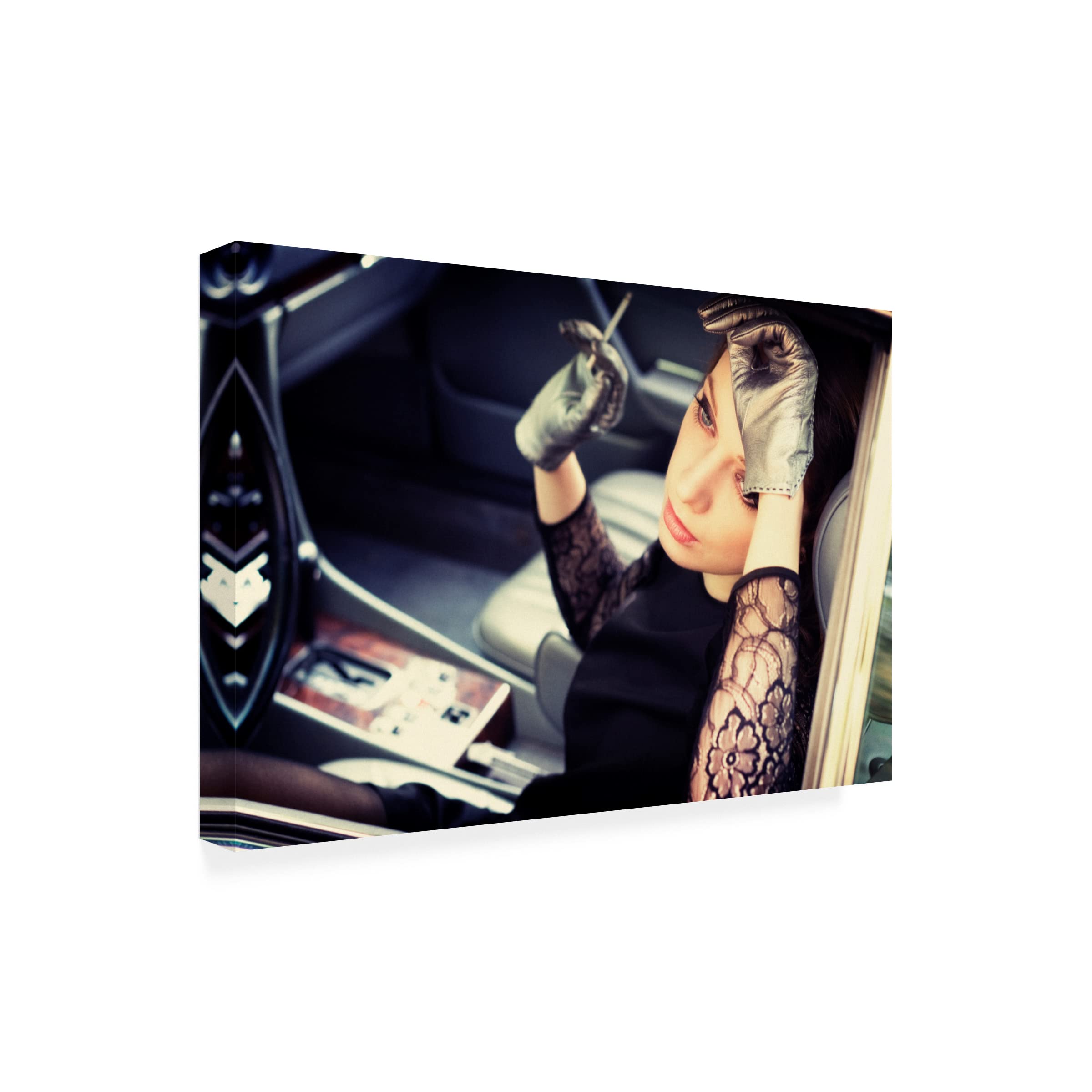 Trademark Fine Art 'Big Girls Don't Cry' Canvas Wall Art by Bart Peeters - Perfect for Living Room, Bedroom & Office Decor