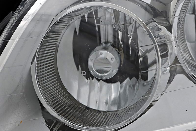 2007 Saturn Aura Replacement Halogen Headlight Assembly Kit - Driver & Passenger Side Headlamps for Improved Night Visibility | Perfect for Night Driving, Commuting & Road Trips