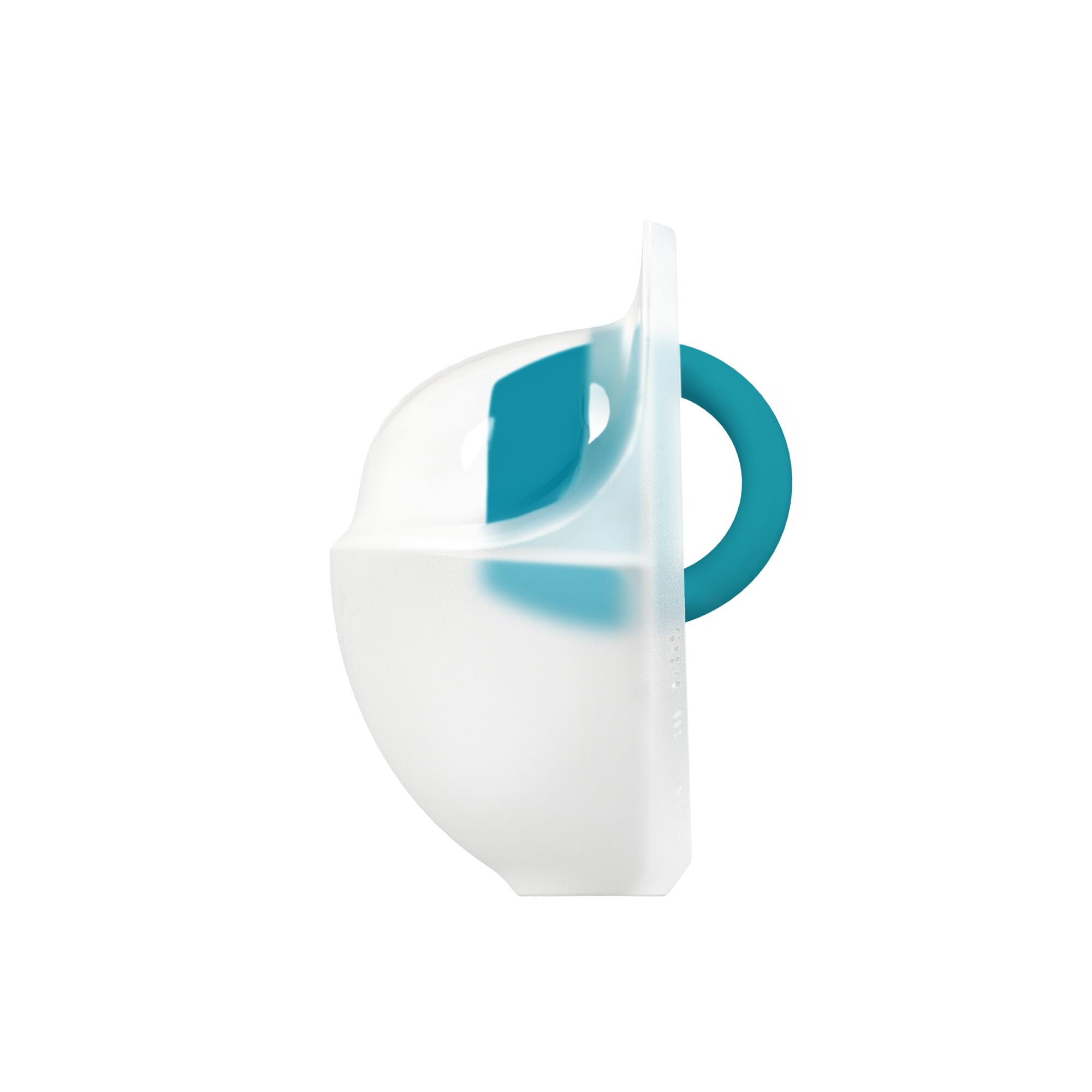 Boon Trove Silicone Manual Breast Pump - Hands-Free Breast Milk Collector with Storage Plug - Comfortable Nursing Pump for Breastfeeding Moms - Perfect for Travel, Work, and On-the-Go Pumping - 1 Count