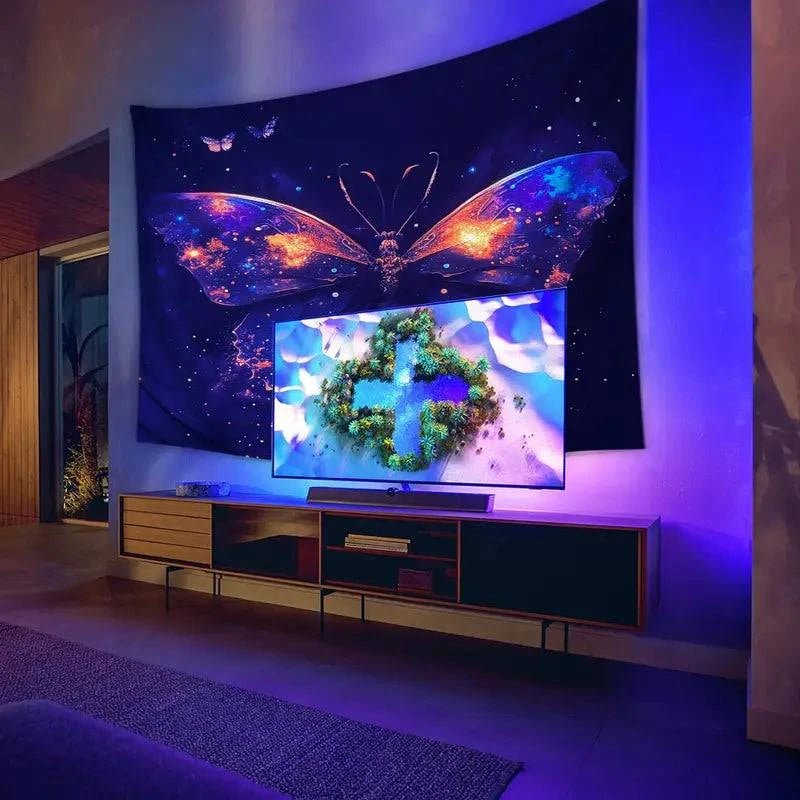 Blacklight Butterfly UV Flashlight - Perfect for Glow Parties, Halloween Decor & Nighttime Adventures